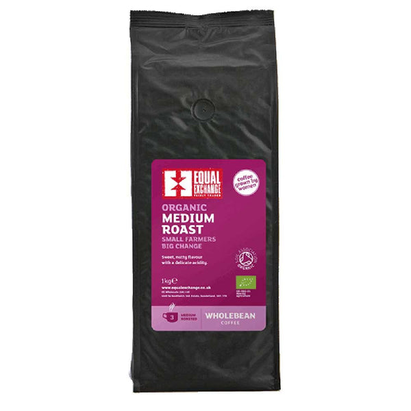 Organic Coffee Beans, Medium 3, 1kg