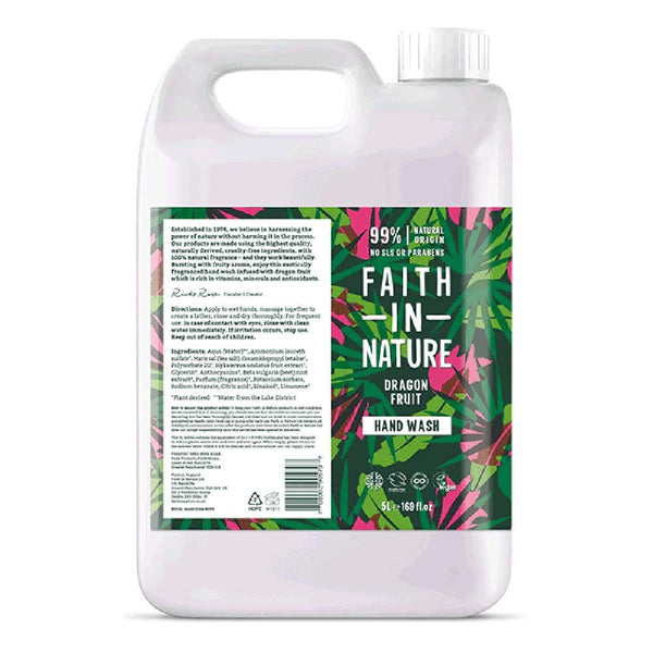 Dragon Fruit Hand Wash, Faith In Nature, 5L