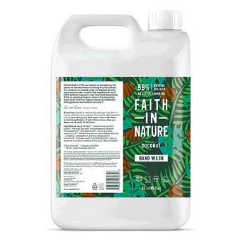 Coconut Hand Wash, Faith In Nature, 5L