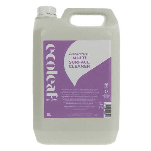 Antibacterial Multi Surface Cleaner, Ecoleaf, 5L