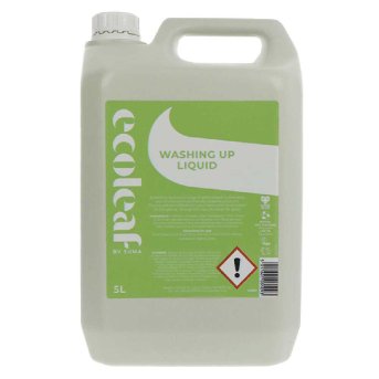 Washing Up Liquid, Citrus Fruit, Ecoleaf, 5L