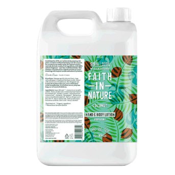 Coconut Hand/Body Lotion, Faith In Nature, 5L