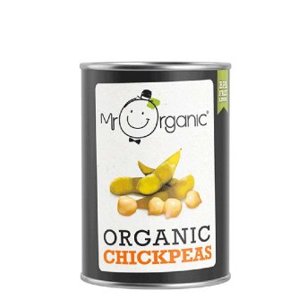 Mr Organic, Organic Chickpeas, 12x400g