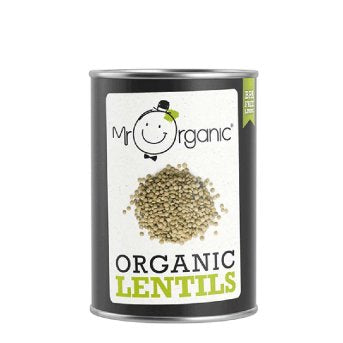 Mr Organic, Organic Green Lentils, 12x400g