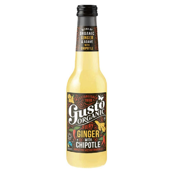 Gusto Fiery Ginger with Chipotle, Organic, 12x275ml