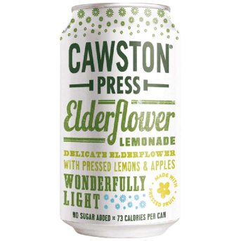 Cawstons Elderflower Lemonade, 24x330ml