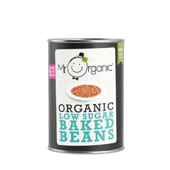 Mr Organic, Organic Low Sugar Baked Beans, 12x400g